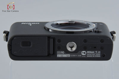 Used: Nikon 1 J3 Black Mirrorless Interchangeable Lens Camera, Low Shutter Count