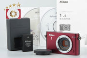 [Used] Nikon 1 J3 Red Mirrorless Interchangeable Lens Camera - Low Shutter Count