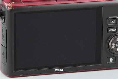 [Used] Nikon 1 J3 Red Mirrorless Interchangeable Lens Camera - Low Shutter Count