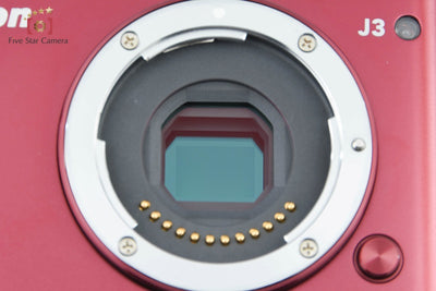 [Used] Nikon 1 J3 Red Mirrorless Interchangeable Lens Camera - Low Shutter Count