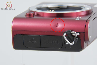 [Used] Nikon 1 J3 Red Mirrorless Interchangeable Lens Camera, Low Shutter Count