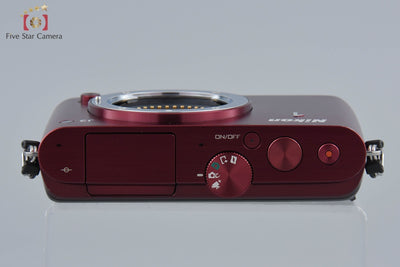 [Used] Nikon 1 J3 Red Mirrorless Interchangeable Lens Camera, Low Shutter Count