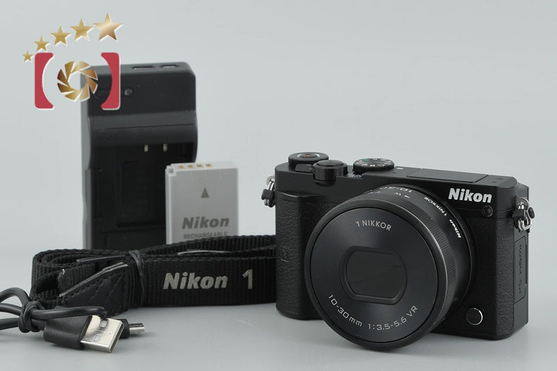 【中古】Nikon ニコン 1 J5 ブラック 標準パワーズームキット
