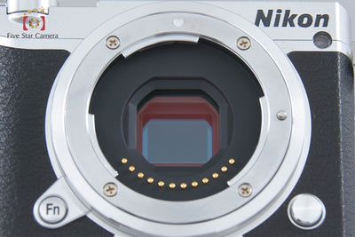 [Used] Nikon 1 J5 Silver Mirrorless Interchangeable Lens Camera, Low Shutter Count