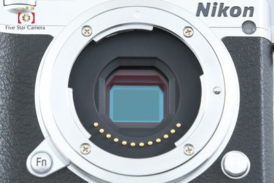 [Used] Nikon 1 J5 Silver Standard Power Zoom Lens Kit - Low Shutter Count