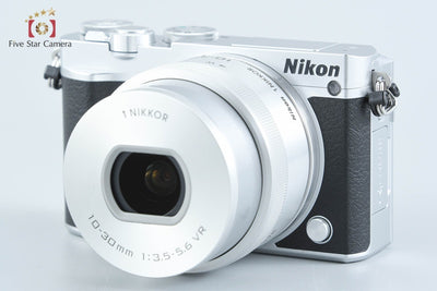 [Used] Nikon 1 J5 Silver Standard Power Zoom Lens Kit - Low Shutter Count