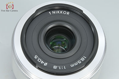 [Used] Nikon 1 NIKKOR 18.5mm f/1.8 Silver