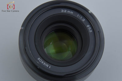 【Used】Nikon 1 NIKKOR 32mm f/1.2 Black