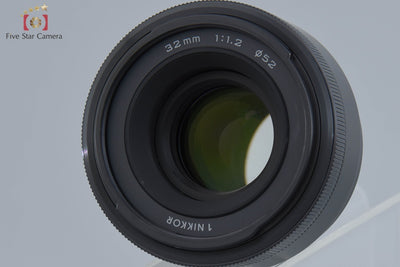 【Used】Nikon 1 NIKKOR 32mm f/1.2 Black