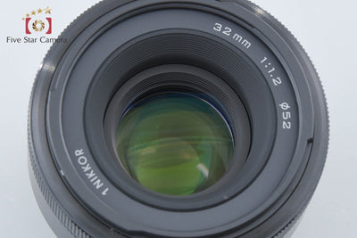 [Used] Nikon 1 NIKKOR 32mm f/1.2 Black