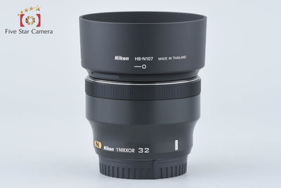 [Used] Nikon 1 NIKKOR 32mm f/1.2 Black