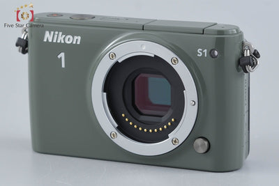 【Used】Nikon 1 S1 Khaki Mirrorless Camera - Low Shutter Count