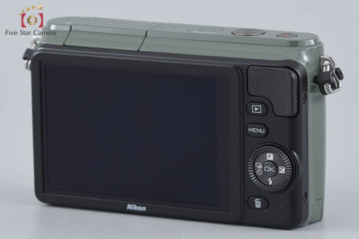 【Used】Nikon 1 S1 Khaki Mirrorless Camera - Low Shutter Count