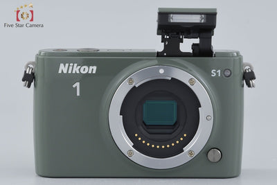 【Used】Nikon 1 S1 Khaki Mirrorless Camera - Low Shutter Count