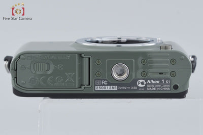 【Used】Nikon 1 S1 Khaki Mirrorless Camera - Low Shutter Count