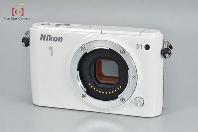 [Used] Nikon 1 S1 White Mirrorless Interchangeable Lens Camera