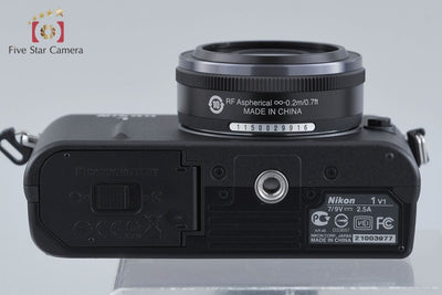 [Used] Nikon 1 V1 Thin Lens Kit Black, Low Shutter Count, Original Box Included