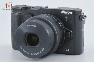 Used: Nikon 1 V3 Black Standard Power Zoom Lens Kit, Low Shutter Count
