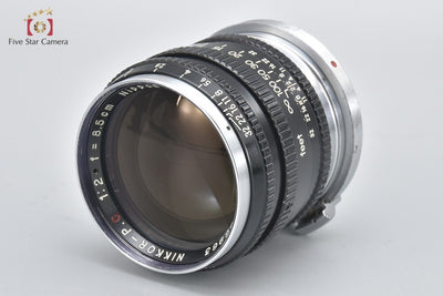 Nikon NIKKOR-P.C 85mm f/2 Black Nikon S Mount Rare Item