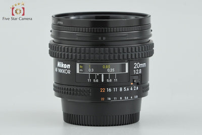 【中古】Nikon ニコン AF NIKKOR 20mm f/2.8
