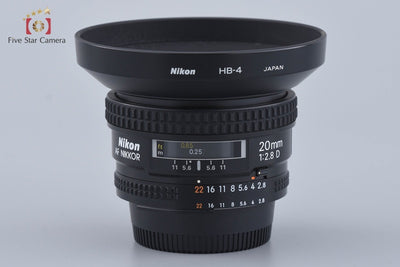 [Used] Nikon AF NIKKOR 20mm f/2.8 D
