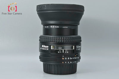 [Used] Nikon AF NIKKOR 50mm f/1.4 D