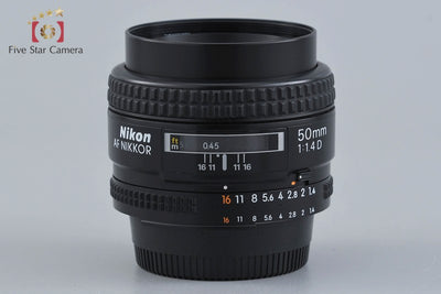 Used] Nikon AF NIKKOR 50mm f/1.4 D
