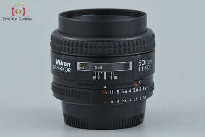 [Used] Nikon AF NIKKOR 50mm f/1.4 D