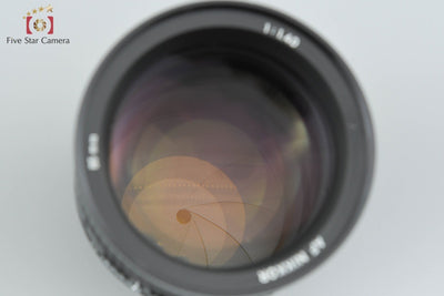 【Used】Nikon AF NIKKOR 85mm f/1.4 D
