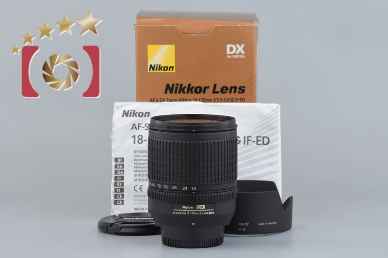 [Used] Nikon AF-S DX NIKKOR 18-135mm f/3.5-5.6 G ED with original box