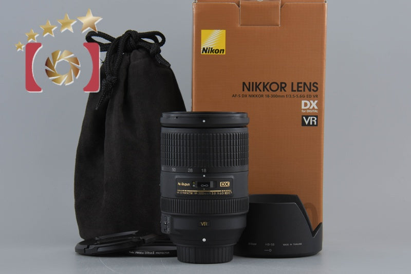 [Used] Nikon AF-S DX NIKKOR 18-300mm f/3.5-5.6 G ED VR with Original Box