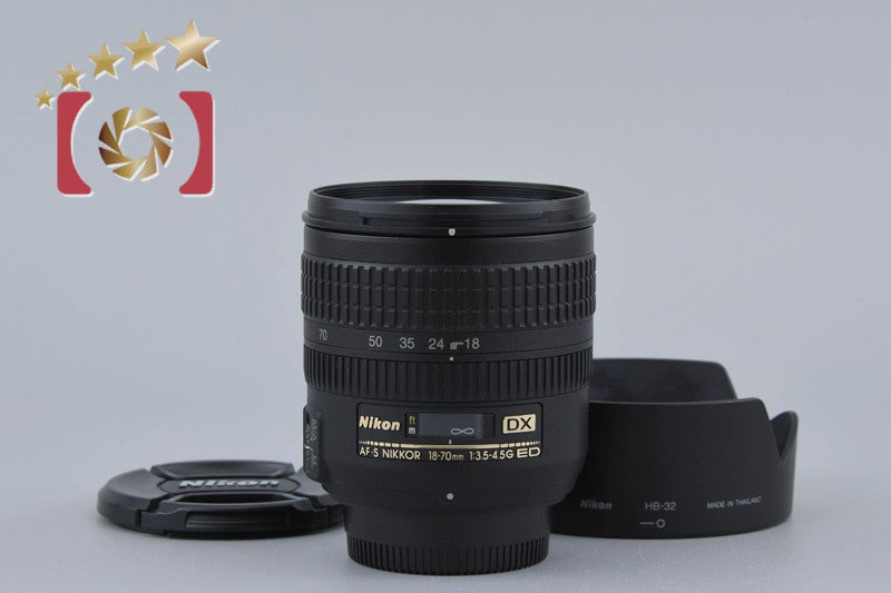 【中古】Nikon ニコン AF-S DX NIKKOR 18-70mm f/3.5-4.5 G ED
