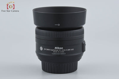 [Used] Nikon AF-S DX NIKKOR 35mm f/1.8 G with original box