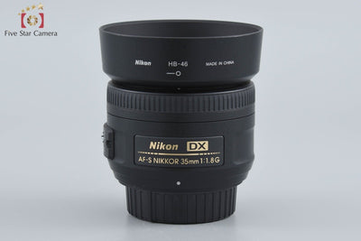 [Used] Nikon AF-S DX NIKKOR 35mm f/1.8 G with original box