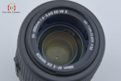 [Used] Nikon AF-S DX NIKKOR 55-200mm f/4-5.6 G II ED VR with Original Box