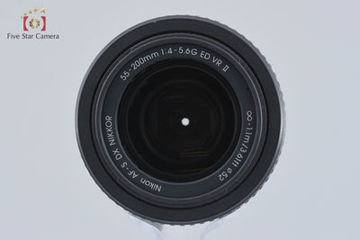 [Used] Nikon AF-S DX NIKKOR 55-200mm f/4-5.6 G II ED VR with Original Box