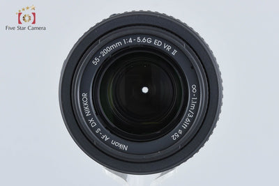 Used] Nikon AF-S DX NIKKOR 55-200mm f/4-5.6 G II ED VR with Original Box