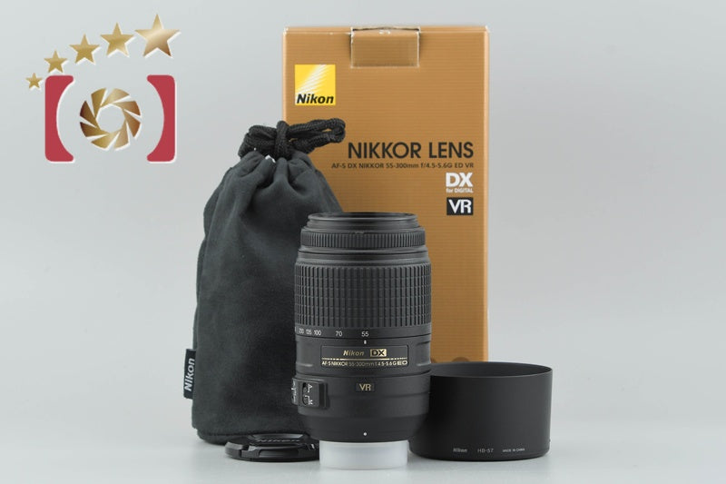 [Used] Nikon AF-S DX NIKKOR 55-300mm f/4.5-5.6 G ED VR with original box