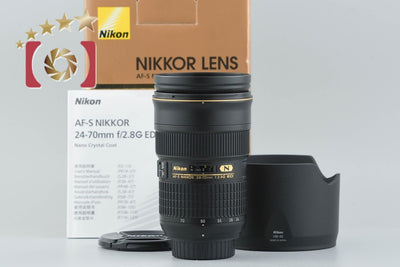 [Used] Nikon AF-S NIKKOR 24-70mm f/2.8 G ED with original box