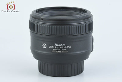 [Used] Nikon AF-S NIKKOR 50mm f/1.8 G