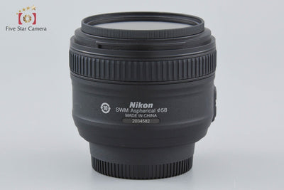 [Used] Nikon AF-S NIKKOR 50mm f/1.8 G