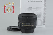 [Used] Nikon AF-S NIKKOR 50mm f/1.8 G