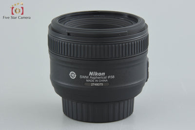 [Used] Nikon AF-S NIKKOR 50mm f/1.8 G