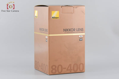 [Used] Nikon AF-S NIKKOR 80-400mm f/4.5-5.6 G ED VR with Original Box