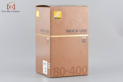 [Used] Nikon AF-S NIKKOR 80-400mm f/4.5-5.6 G ED VR with Original Box