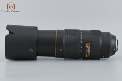 [Used] Nikon AF-S NIKKOR 80-400mm f/4.5-5.6 G ED VR with Original Box