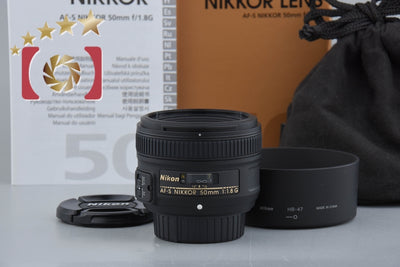 [Used] Nikon AF-S NIKKOR 50mm f/1.8 G with original box