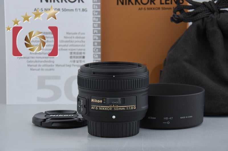 [Used] Nikon AF-S NIKKOR 50mm f/1.8 G with original box