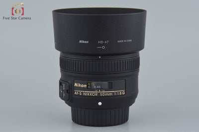 [Used] Nikon AF-S NIKKOR 50mm f/1.8 G with original box