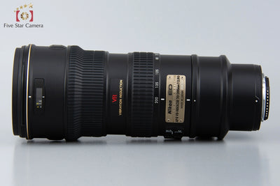 [Used] Nikon AF-S NIKKOR 70-200mm f/2.8 G ED VR